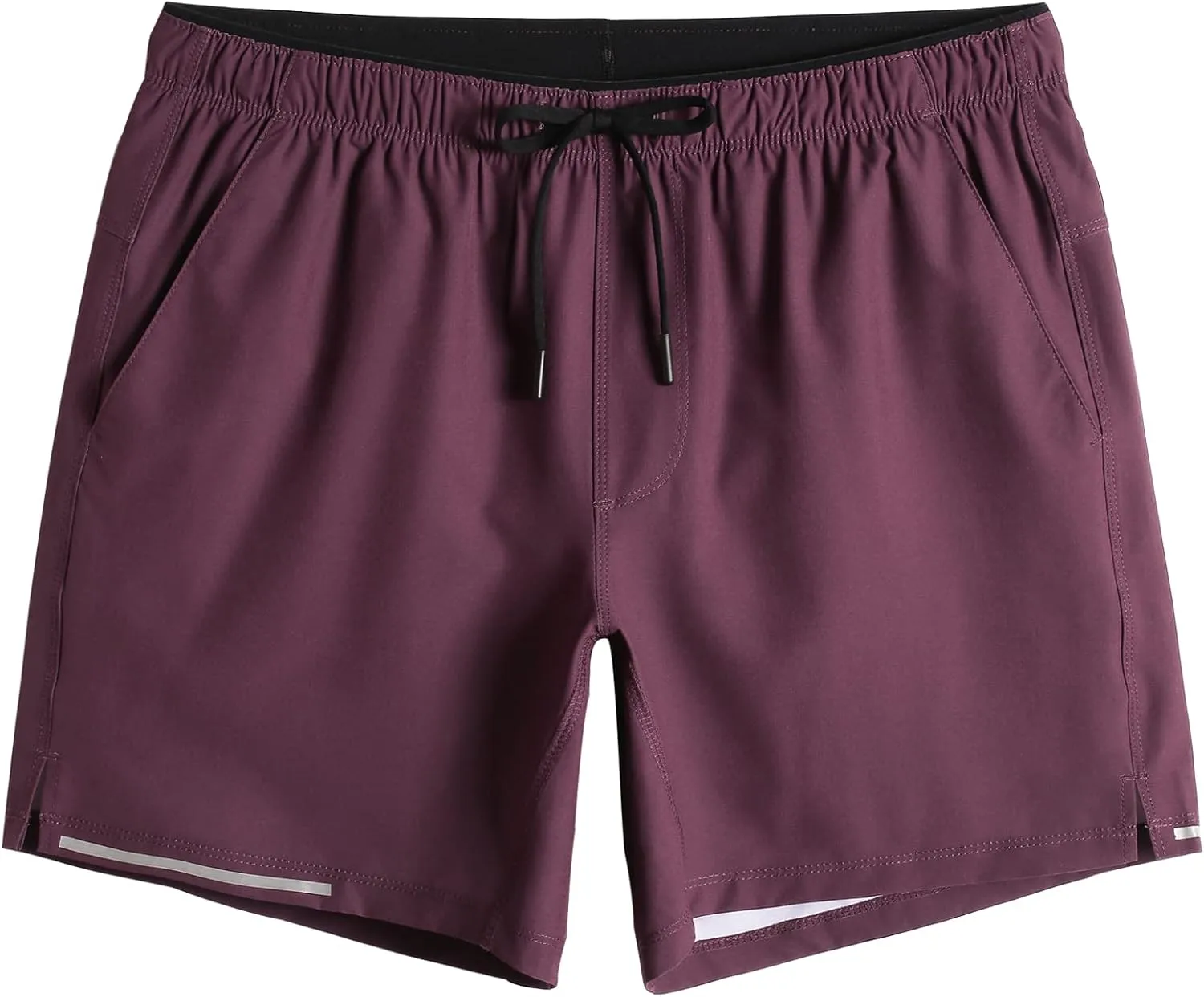 maamgic Mens Running Shorts Workout 6" Marathon Lightweight Quick Dry Gym Shorts with Zip Pocket