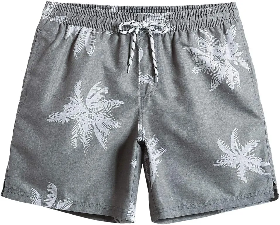 maamgic Mens Slim Fit Swim Shorts Swim Trunks 7 inch Quick Dry Mens Bathing Suits with Mesh Lining