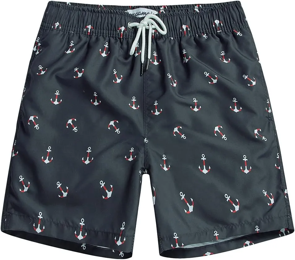 maamgic Mens Slim Fit Swim Shorts Swim Trunks 7 inch