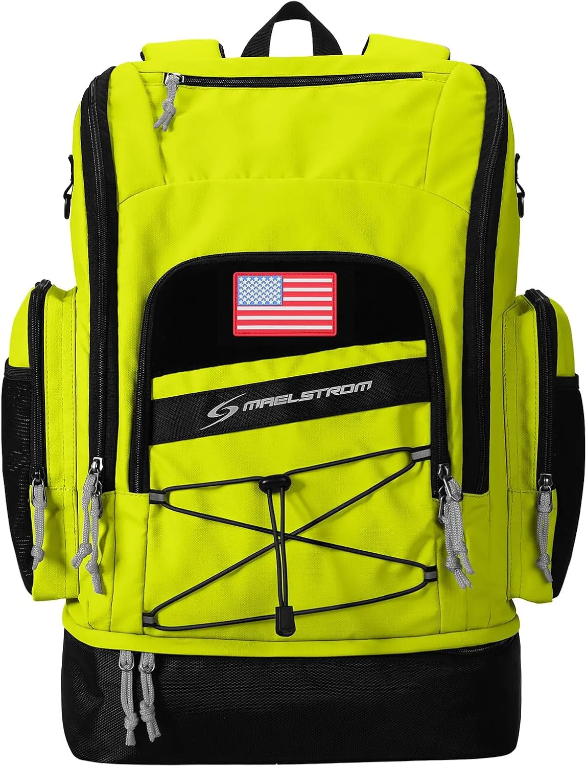Maelstrom Swim Backpack,35L Swimming bag with Separate Shoes Compartment,Swim Gear Bag,Athlete Gym Rucksack for Men and Women
