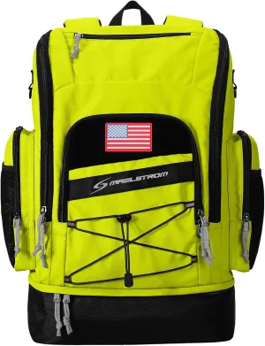 Maelstrom Swim Backpack,35L Swimming bag with Separate Shoes Compartment,Swim Gear Bag,Athlete Gym Rucksack for Men and Women