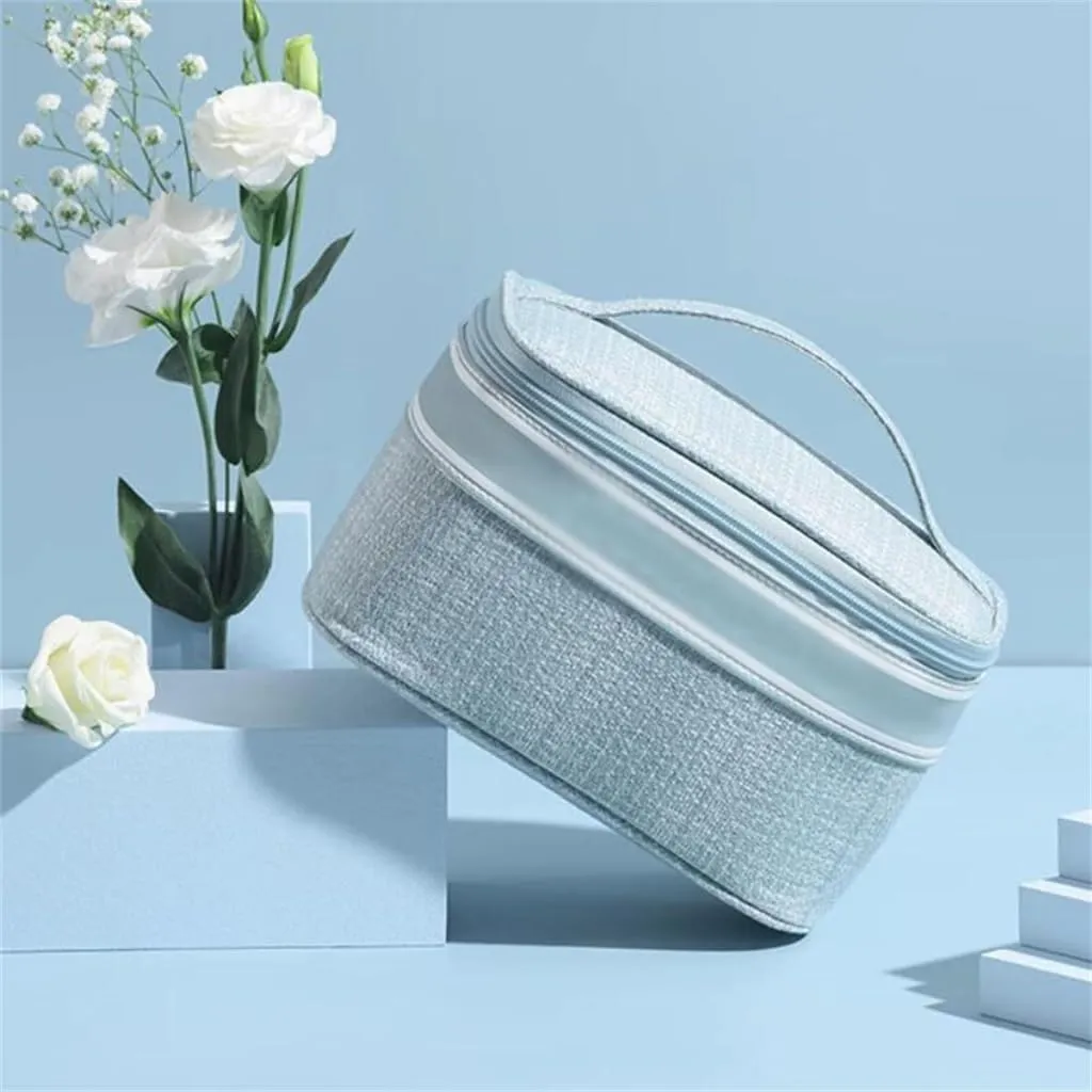 Makeup bag for women with high appearance value, large capacity portable skincare product storage bag, travel wash bag