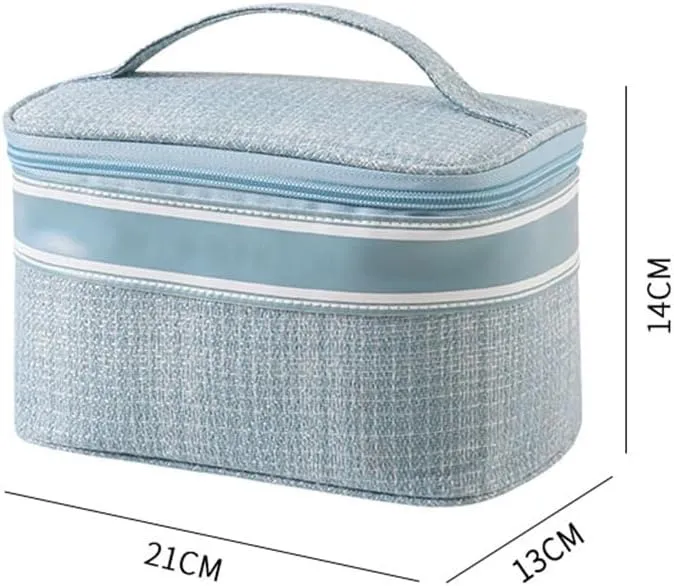 Makeup bag for women with high appearance value, large capacity portable skincare product storage bag, travel wash bag