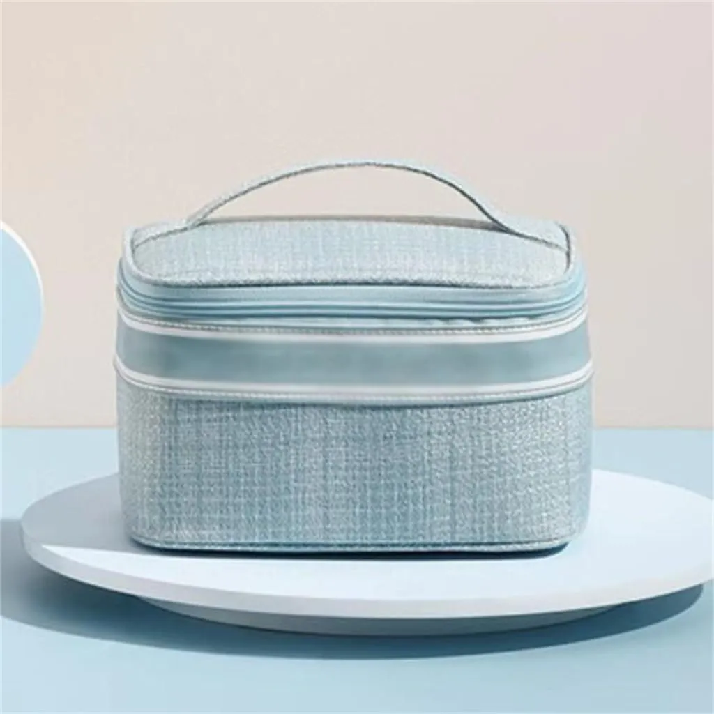 Makeup bag for women with high appearance value, large capacity portable skincare product storage bag, travel wash bag