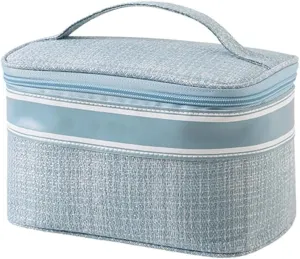 Makeup bag for women with high appearance value, large capacity portable skincare product storage bag, travel wash bag