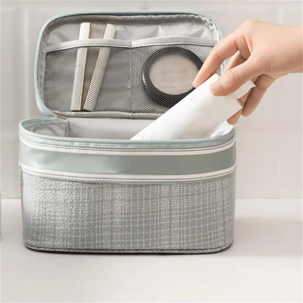 Makeup bag for women with high appearance value, large capacity portable skincare product storage bag, travel wash bag