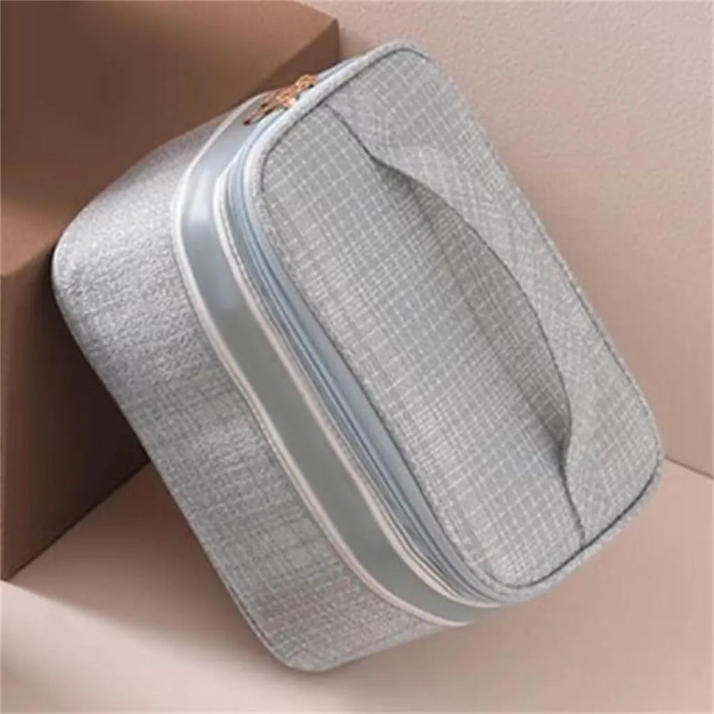 Makeup bag for women with high appearance value, large capacity portable skincare product storage bag, travel wash bag
