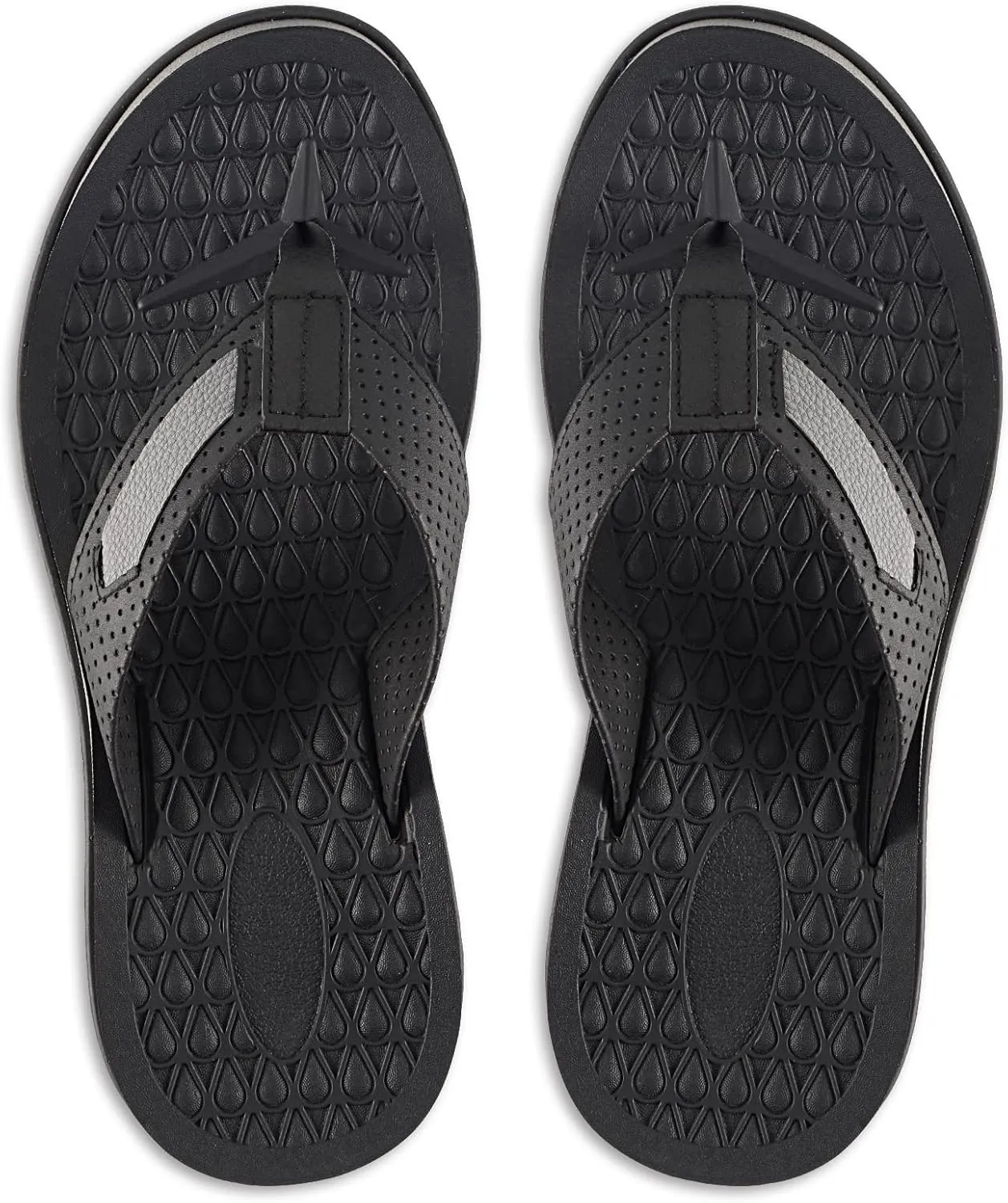 MALIDA Mens Flip Flops Non-Slip Bathroom Shower Shoes Cushion foam Indoor and Outdoor Thong Sandals