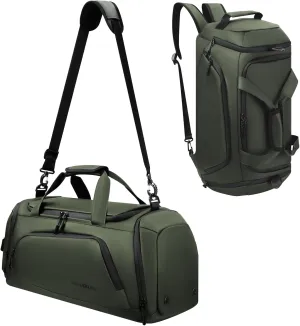 MANUEKLEAR 3 In 1 Mens Backpack with Shoe Compartment, Gym Bags for Men and Momen with Wet Compartment for Travle, Sports Gym Duffle Bag for Workout