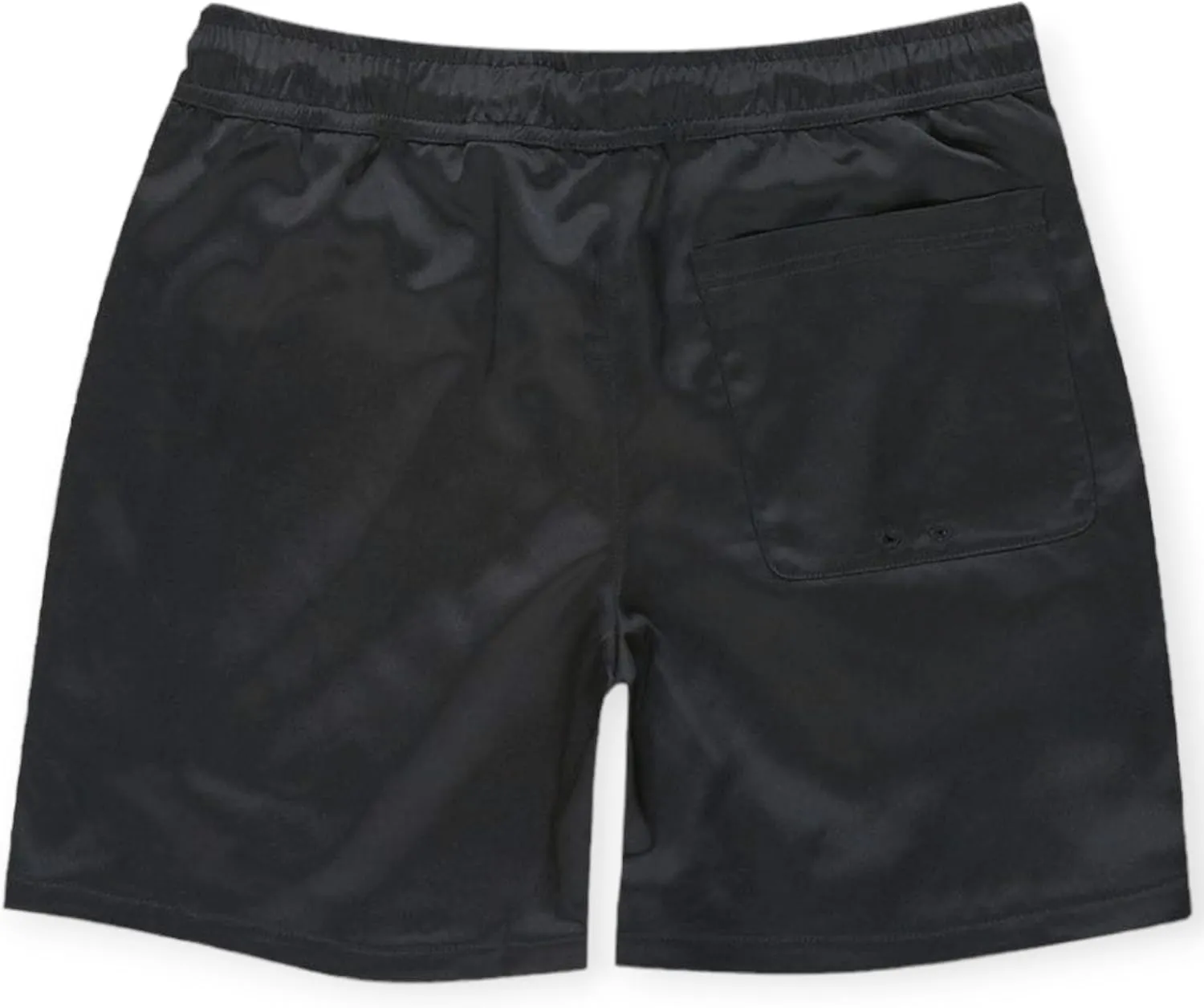 Men Quarter Zip Nylon Short (Black)