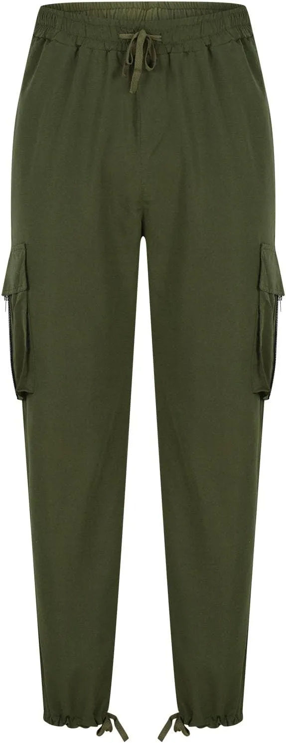 Men's Cargo Work Pants Quick Dry Waterproof Lightweight Tactical Pants Travel Fishing Camping Outdoor Pants