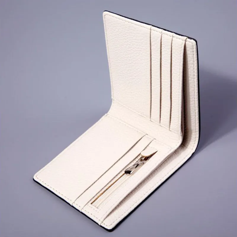 Men's Cross Pattern Korean Multiple Slots Internal Men's Wallets