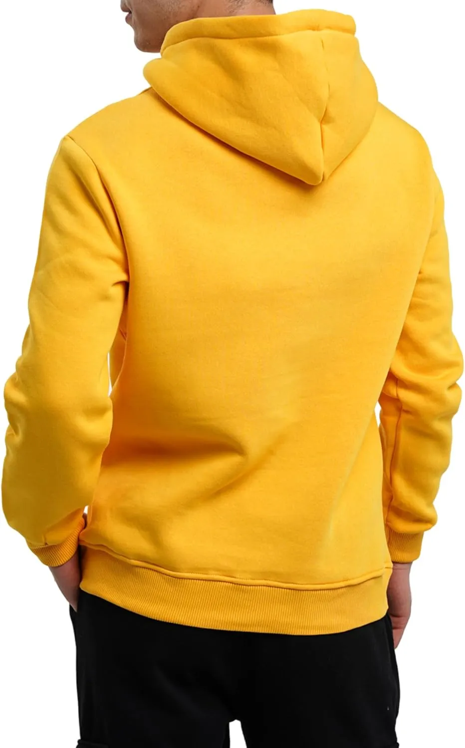 Men's Fleece Hoodie Pullover Long Sleeve Hooded Sweatshirt Drawstring Kangaroo Pocket Athletic Hoodies