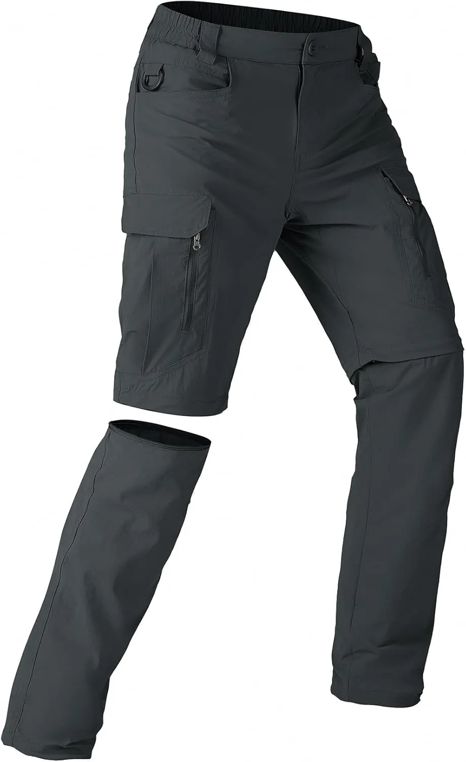 Mens Hiking Pants Convertible Lightweight Quick Dry Zip Off Waterproof Outdoor Travel Fishing Hunting Pants
