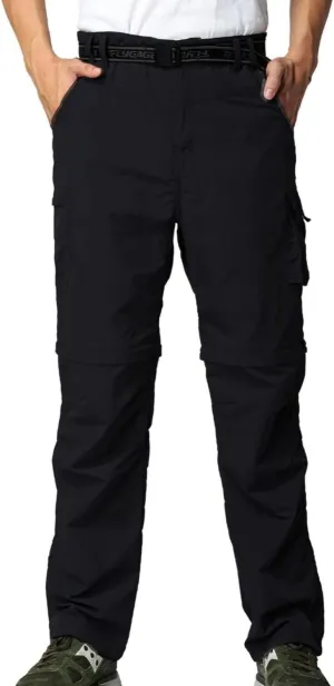 Mens Hiking Pants Convertible Zip Off Shorts Outdoor Quick Dry Lightweight Fishing Travel Safari Cargo Trouser