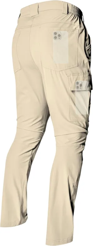 Men's Lightweight Hiking Cargo Pants Waterproof Quick Dry Travel Climbing Camping Fishing Mens Work Pants Outdoor