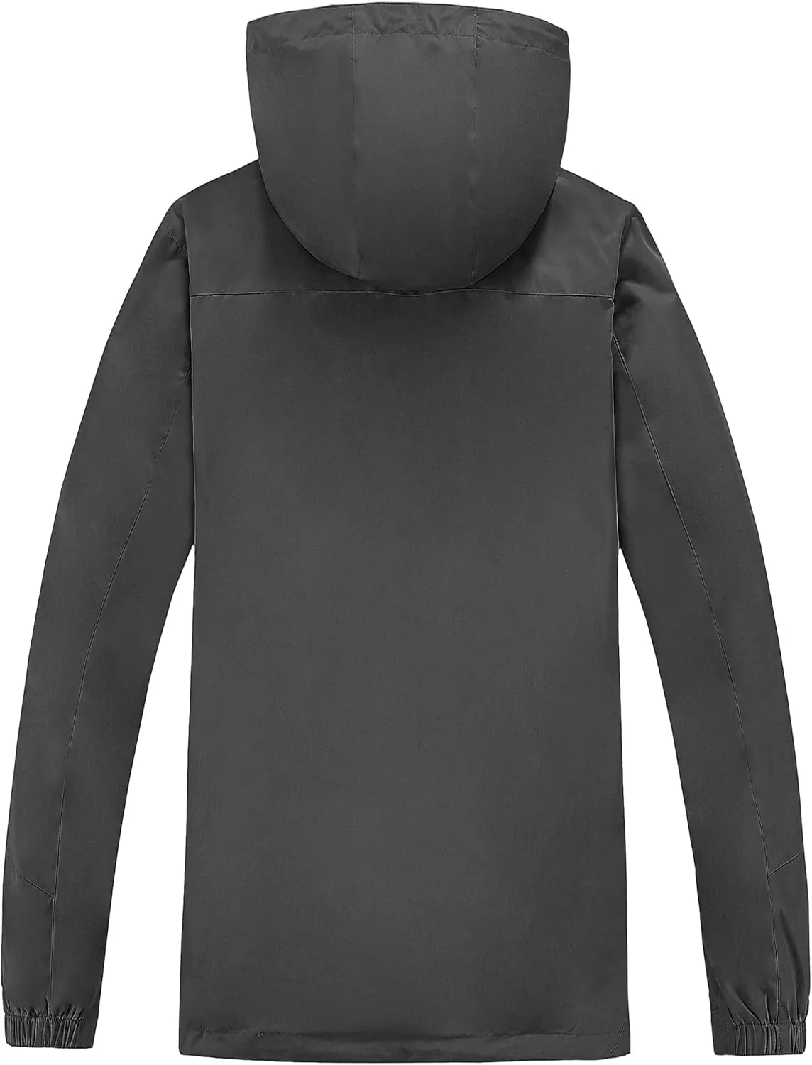 Men's Lightweight Rain Jacket with Hood, Waterproof Travel Jacket