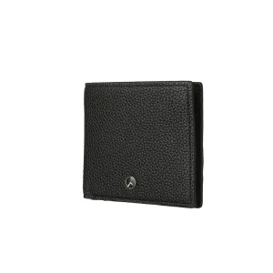 Men's Litchi Texture Short Soft Wallet(Black)