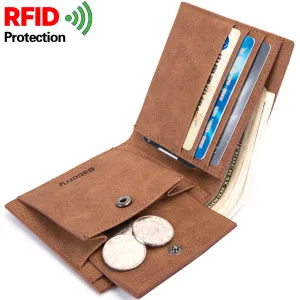 Men's Pocket Korean Short Billfold Leather Men's Wallets