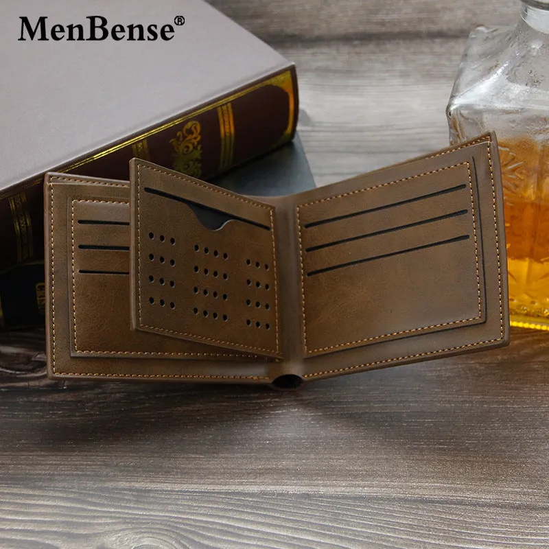 Men's Stylish Large Capacity Fashion Short Men's Wallets
