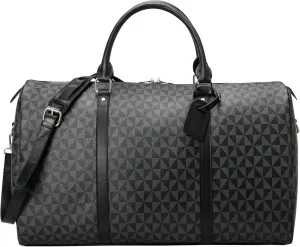 Men's Travel Duffel Bag CHENFANS Leather Large Capacity Weekend Luggage Tote Bag - Versatile Carry Large Travel Tote for Gym Vacations