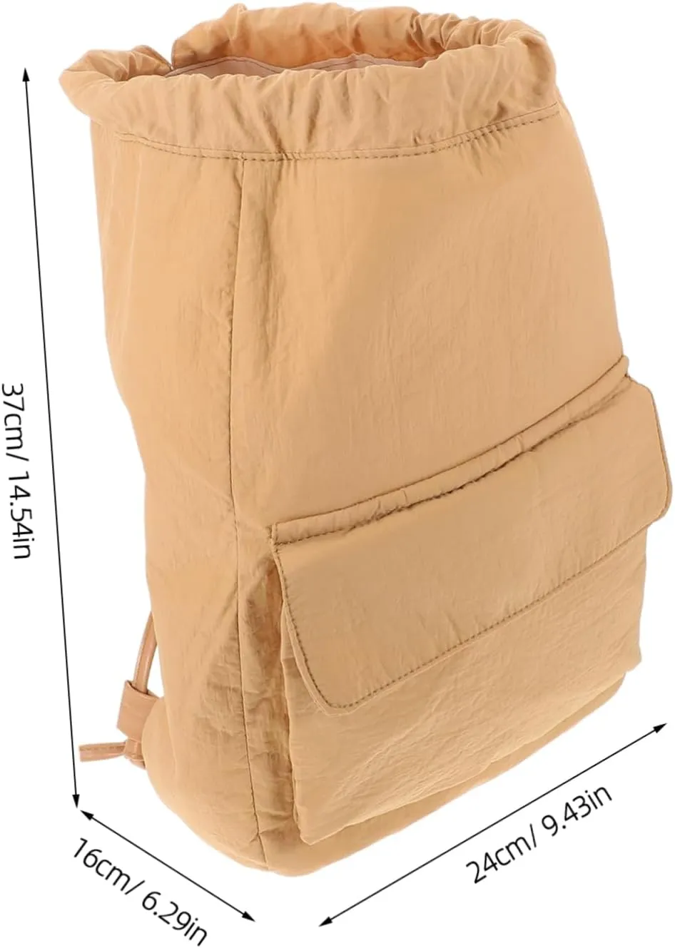 Men's Women's Drawstring Sport Bag Large Capacity Travel Backpack Secure Cinch Closure for Gym Beach and Travel