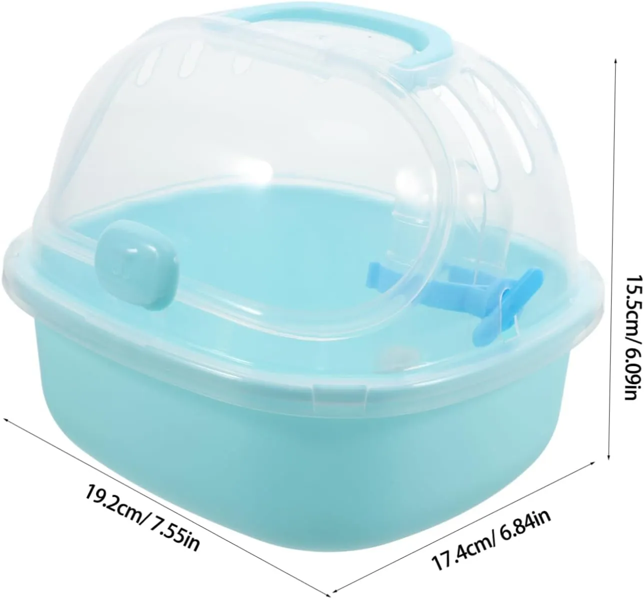 Milisten Elegant Hamster Cage Portable Travel Carrier Outdoor Small Pet Cage Safety and Convenience