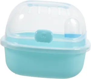 Milisten Elegant Hamster Cage Portable Travel Carrier Outdoor Small Pet Cage Safety and Convenience