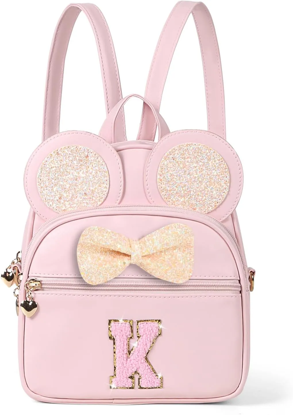 Mini Backpack for Girls Bowknot, Cute Leather Backpack Toddler Purse Birthday Gifts for Kids Girls