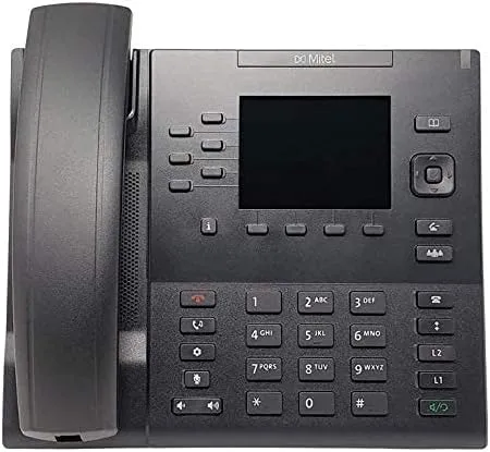 Mitel Aastra 6867i Gigabit IP Phone (80C00002AAA-A) - Power Supply Sold Separately (Renewed)
