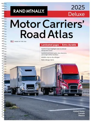 Motor Carriers' Road Atlas 2025: United States, Canada, Mexico (Rand McNally Motor Carriers' Road Atlas) Paperback – Import, June 17, 2024
