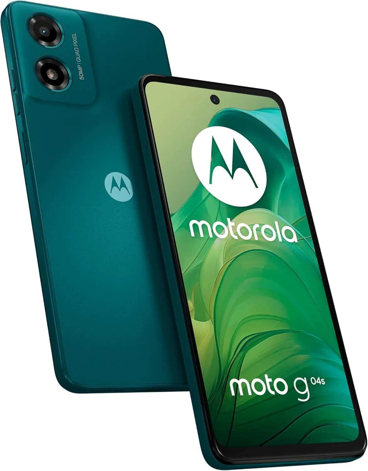 Motorola Moto G04s XT2421-7 4G/LTE Dual SIM, 6.56" 90Hz Display, 128/4GB, Factory GSM Unlocked | International Model - (Green)