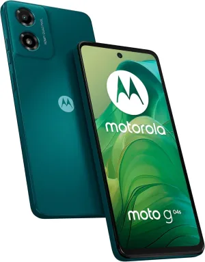 Motorola Moto G04s XT2421-7 4G/LTE Dual SIM, 6.56" 90Hz Display, 128/4GB, Factory GSM Unlocked | International Model - (Green)