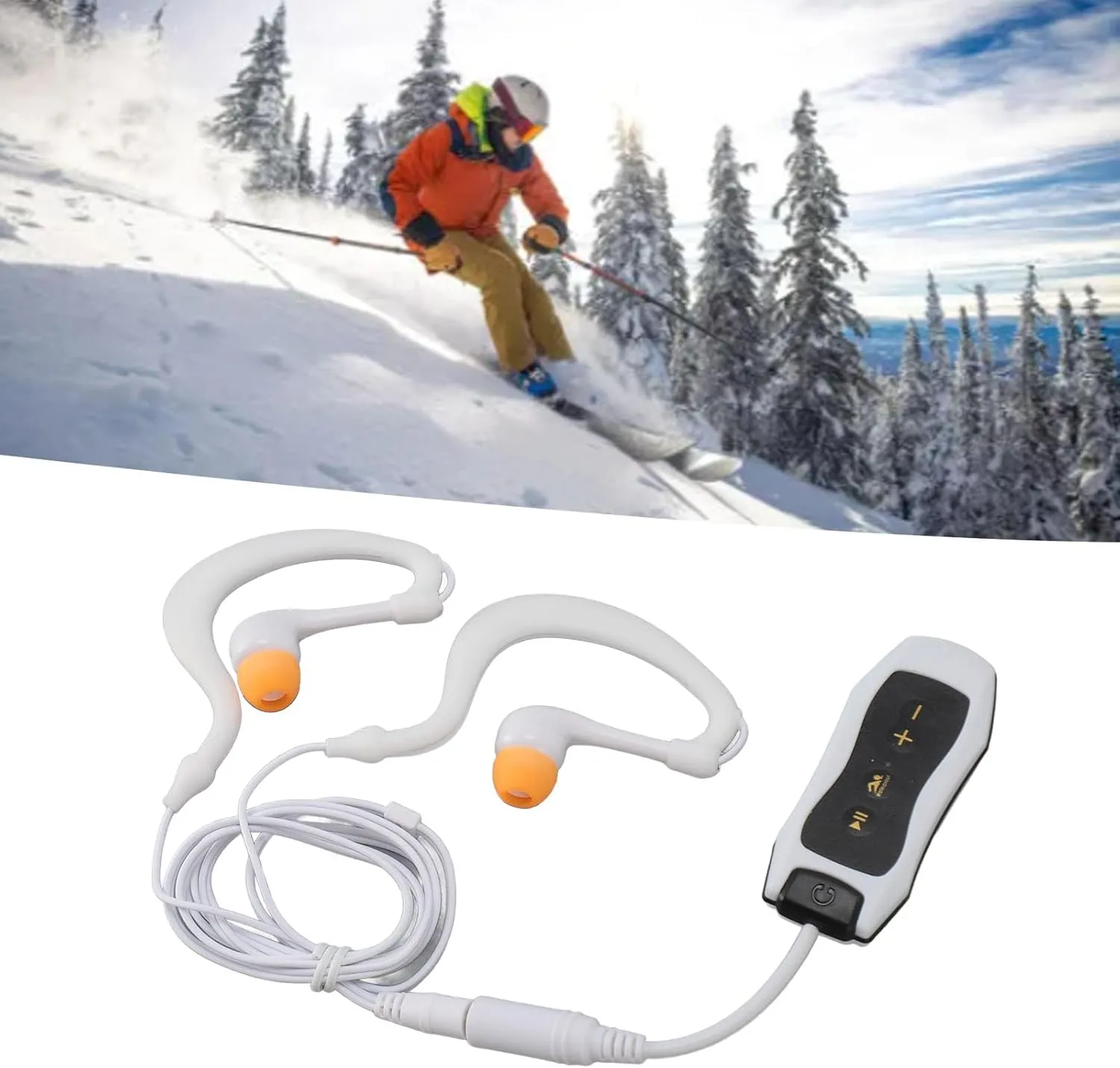 MP3 Player for Swimming, Headphones with Long Cord, Mp3 Swimming Underwater, Sound Effect, Full Cycle, 8GB (8GB)