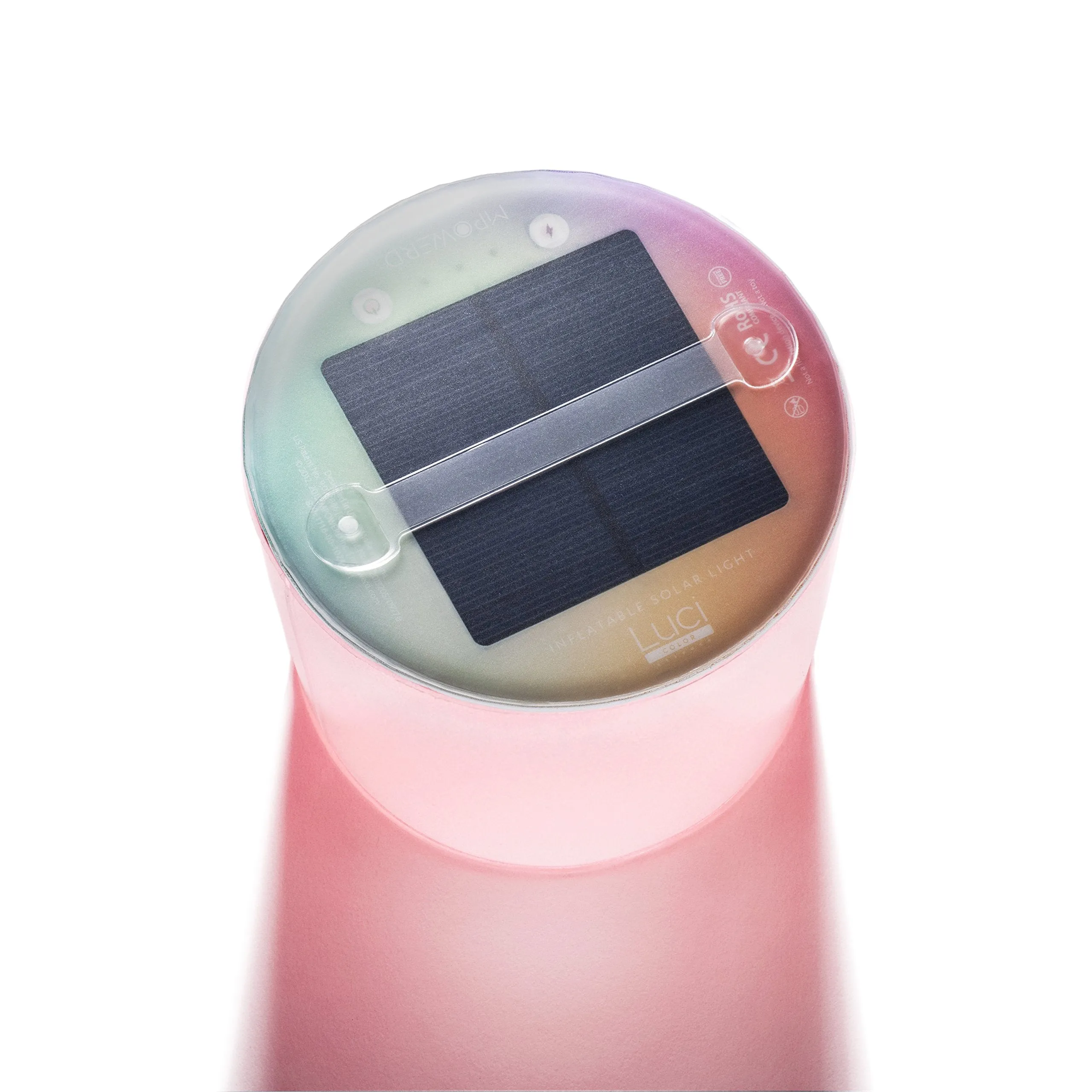 MPOWERD Luci Essence - Multi-Color Inflatable Solar Light, Matte Finish