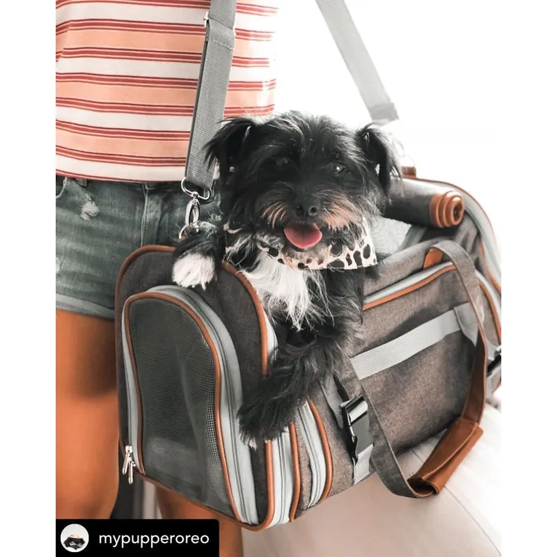 Mr. Peanut's Gold Series Big Apple XL Size Airline Compliant Expandable Pet Carrier