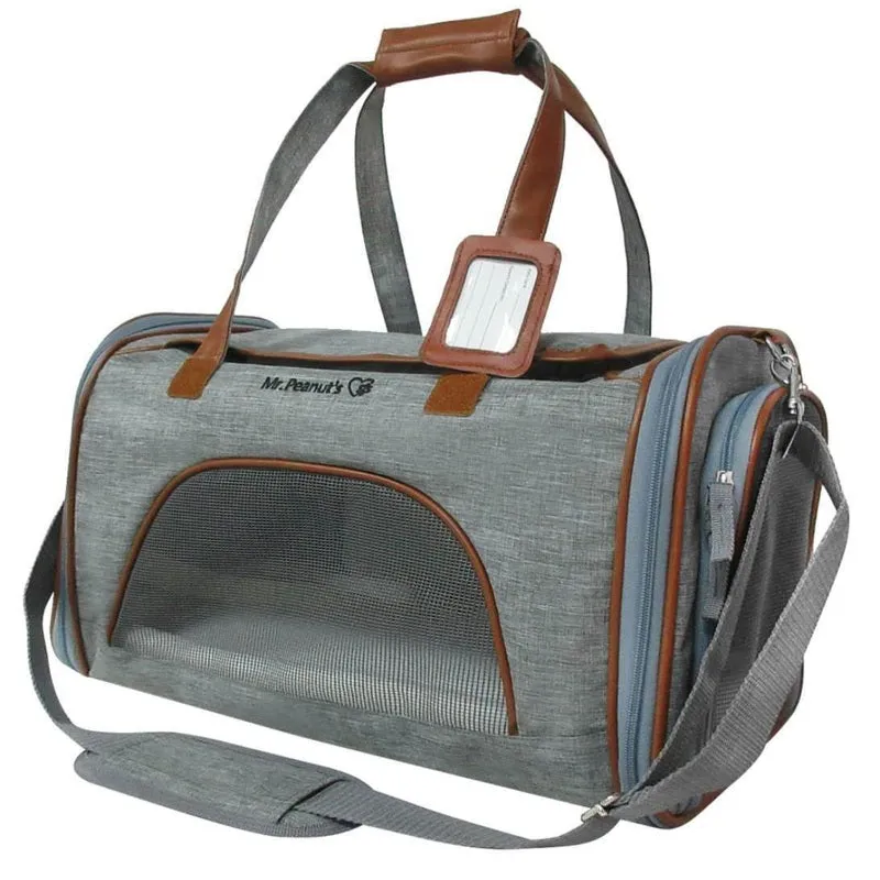 Mr. Peanut's Gold Series Big Apple XL Size Airline Compliant Expandable Pet Carrier