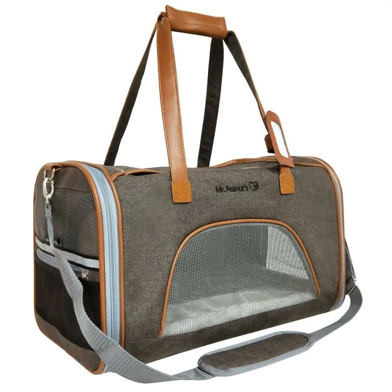 Mr. Peanut's Gold Series Big Apple XL Size Airline Compliant Expandable Pet Carrier