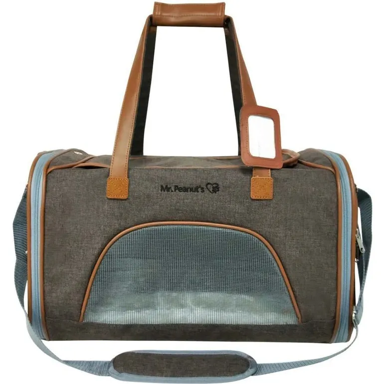 Mr. Peanut's Gold Series Big Apple XL Size Airline Compliant Expandable Pet Carrier