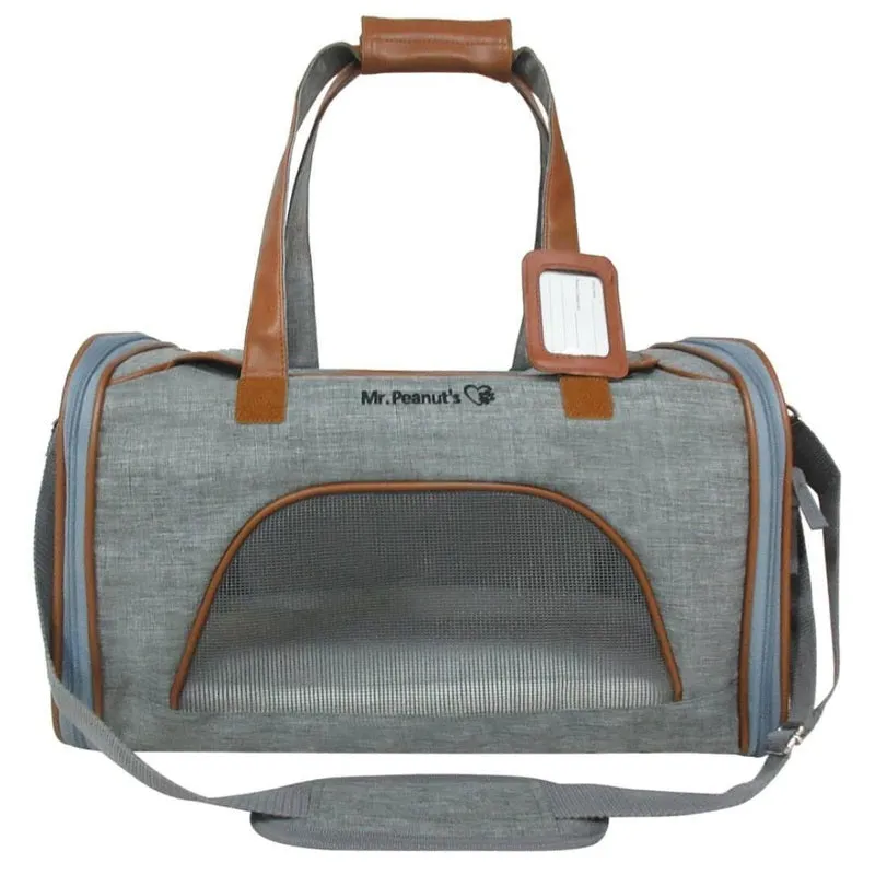 Mr. Peanut's Gold Series Big Apple XL Size Airline Compliant Expandable Pet Carrier