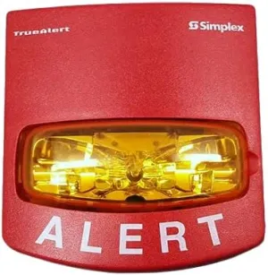 Multi Candela Strobe with Amber Lens, Wired - Fire Safety Strobe Light