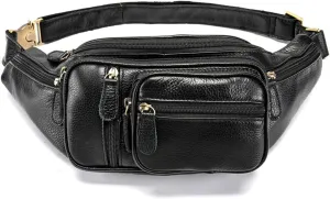 Multi-functional Men's Waist Pack Outdoor Casual Chest Bag Single Shoulder Crossbody Bag (One Size,D)