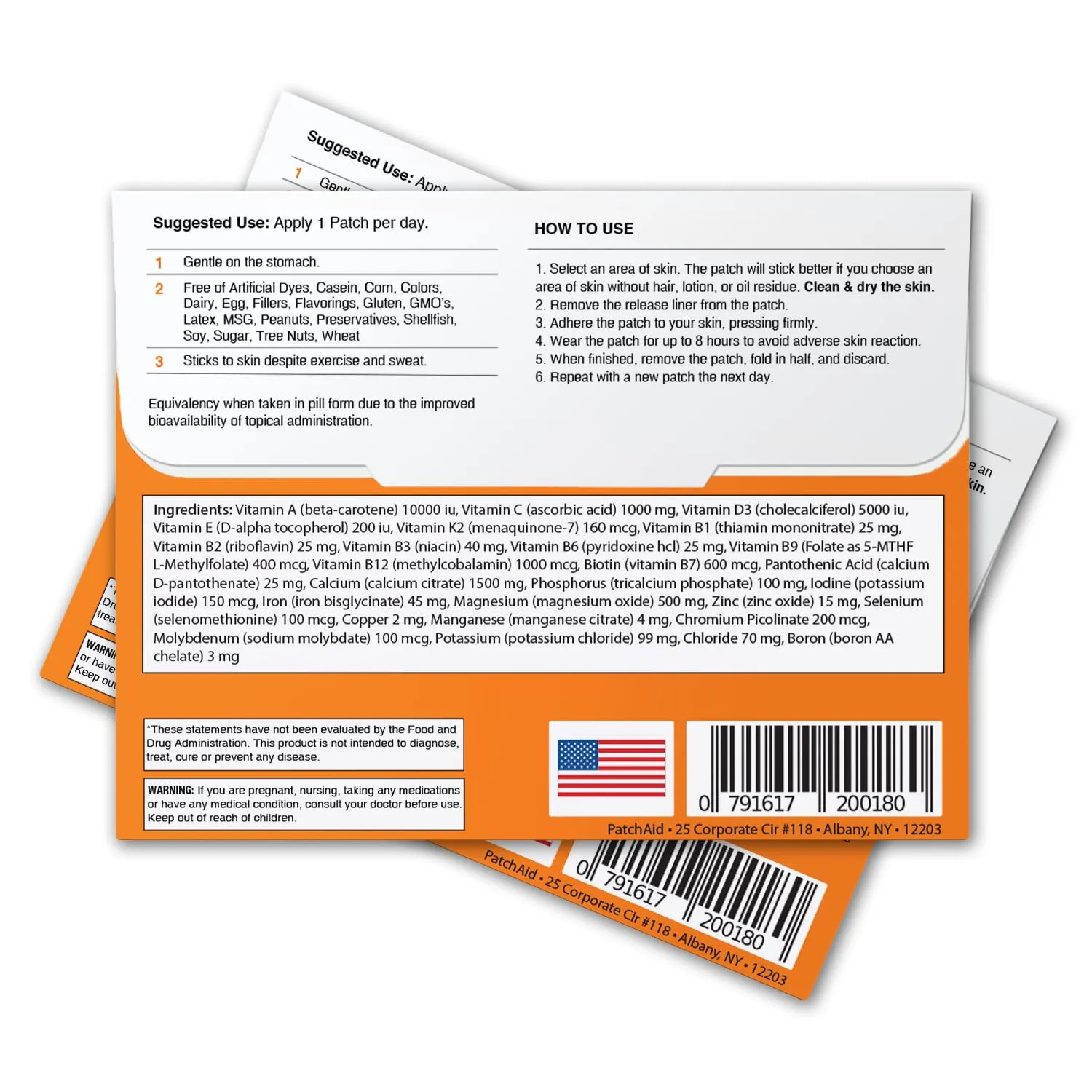 Multi Plus Topical Patch by PatchAid 30-Day Supply