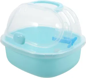 Multi-Purpose Small Pet Carrier Portable Hamster Cage Water Bottle for Travel Camping and Outdoor Fun