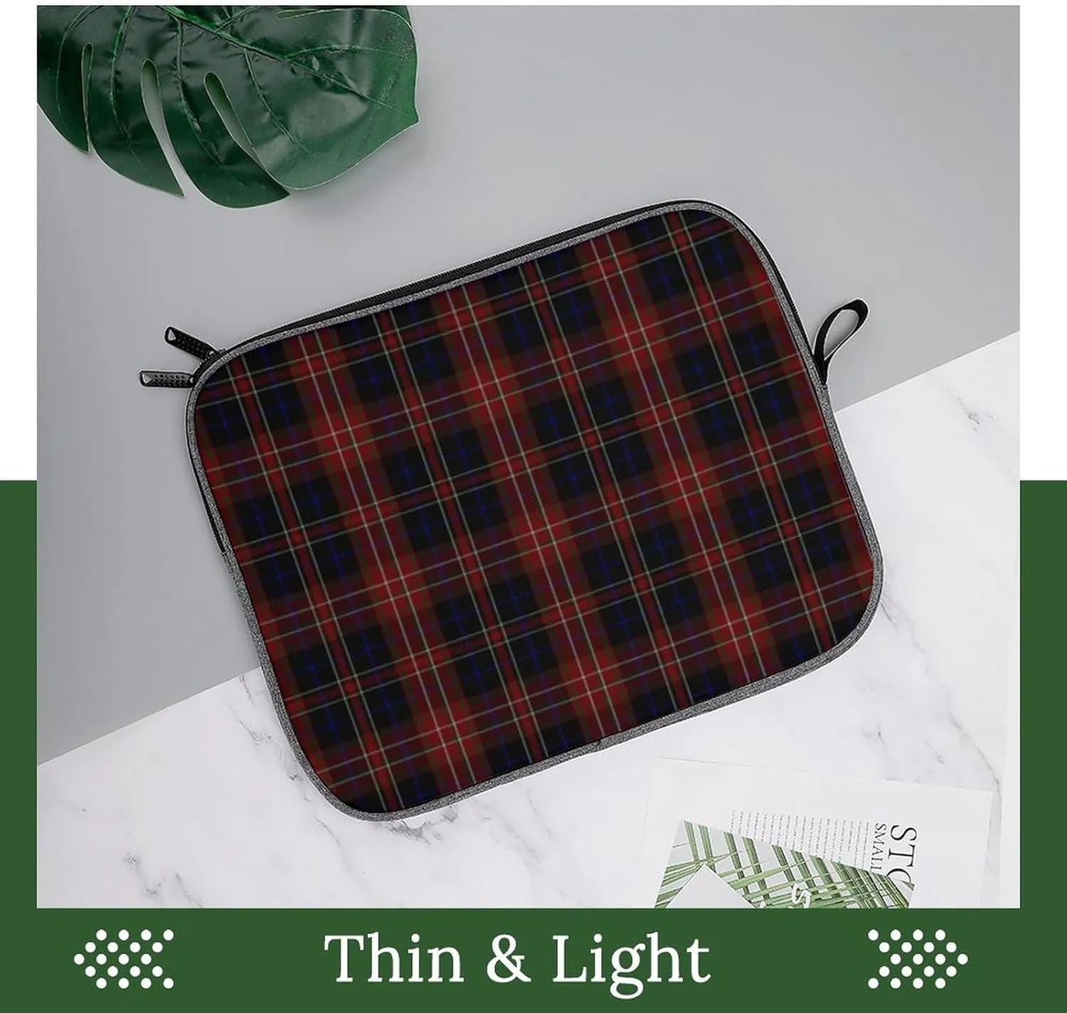 Murray Tartan Large Capacity Portable Laptop Case Unisex