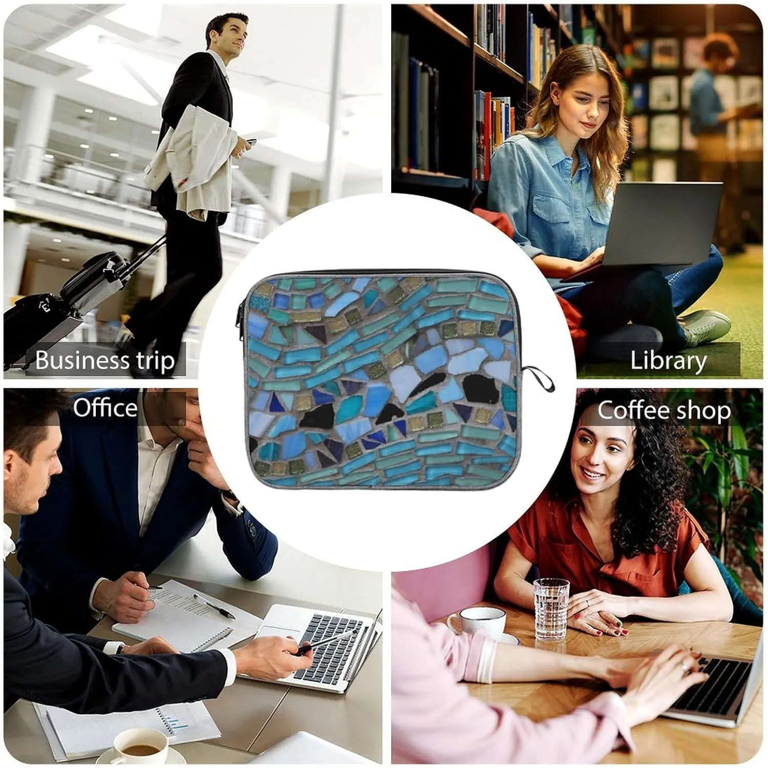 Murray Tartan Large Capacity Portable Laptop Case Unisex