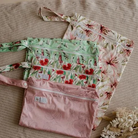 My Little Gumnut - FLOWERING GUM - Large Wet bag