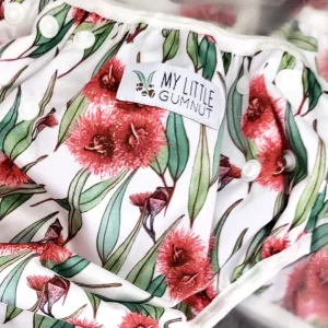 My Little Gumnut - FLOWERING GUM - swimming nappy (3-18months)