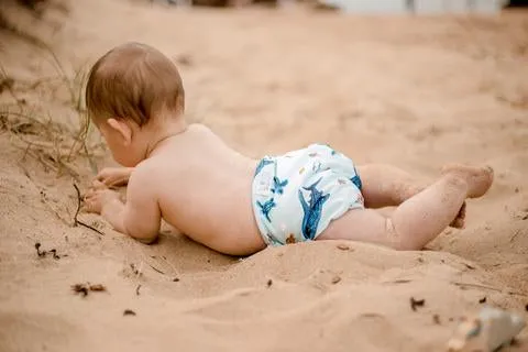 My Little Gumnut - MARINE LIFE - swimming nappy (18-36months)
