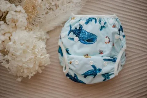My Little Gumnut - MARINE LIFE - swimming nappy (18-36months)